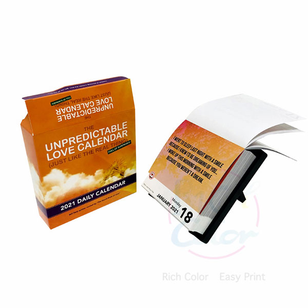 Wat maakt 365 dagen pagina-per-dag afscheurkalender printen een slimme keuze voor bedrijven?